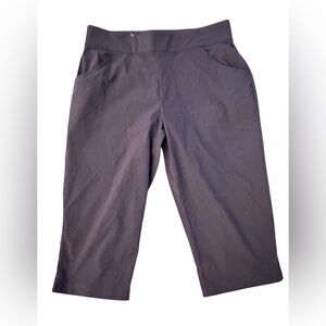 Columbia Capri Stretch Athletic Pants Navy Blue Size Large